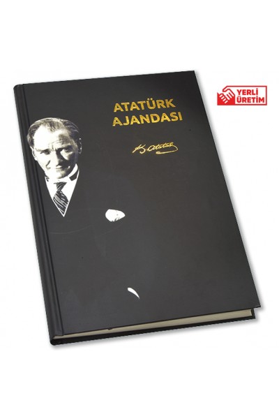 Atatürk Ajanda Sert Kapaklı